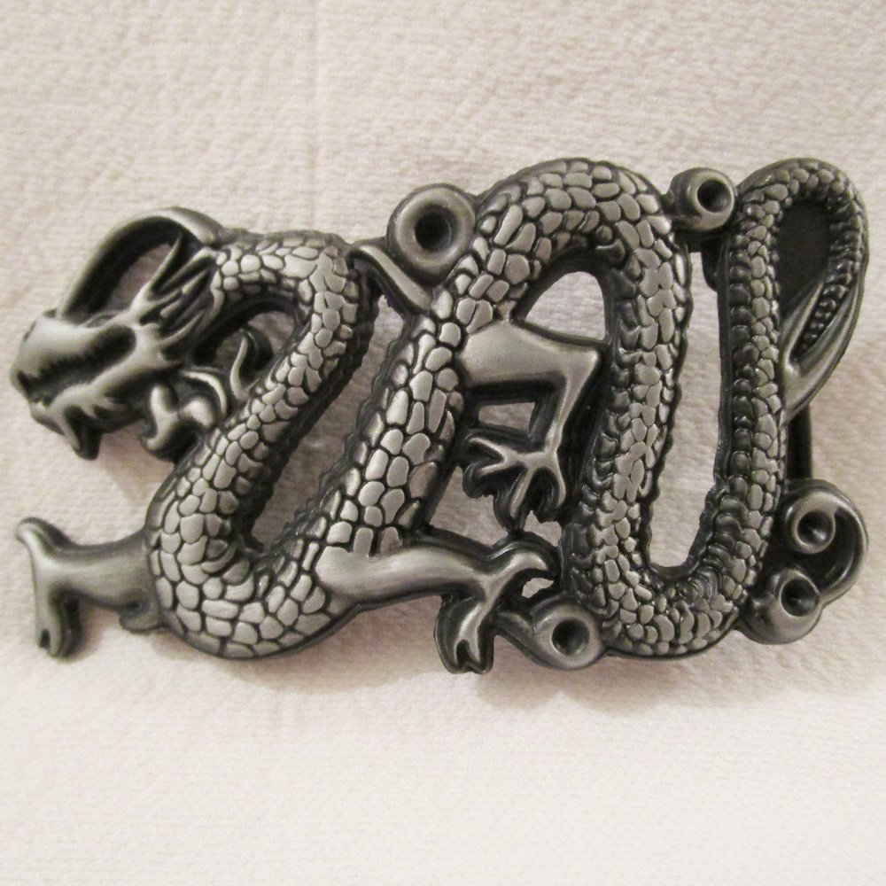 Ancient Chinese Dragon Belt Buckle